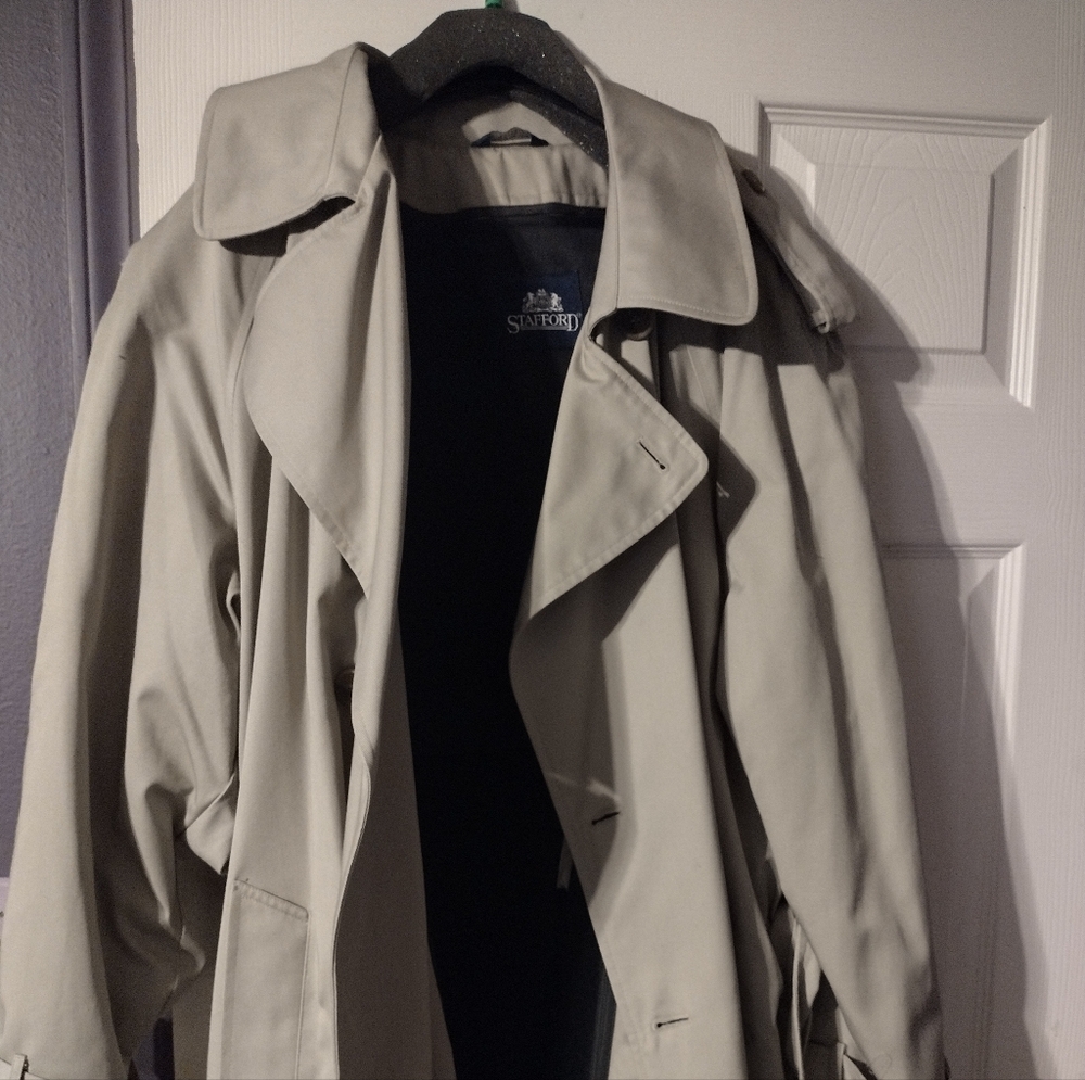 Stafford Tan Trench Coat